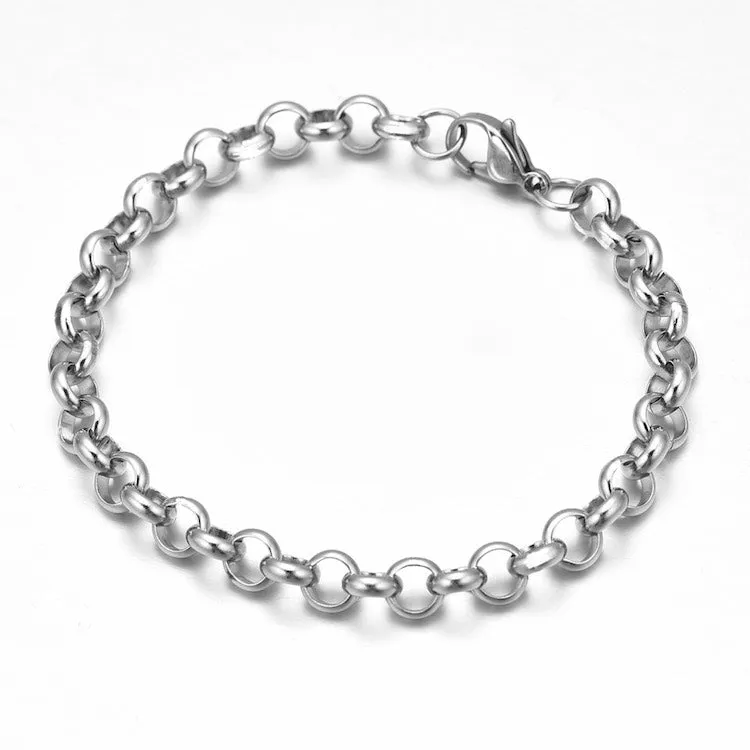 Rolo Chain Bracelet - Silver