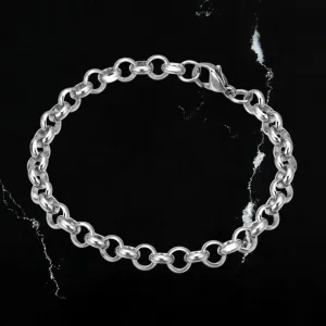 Rolo Chain Bracelet - Silver
