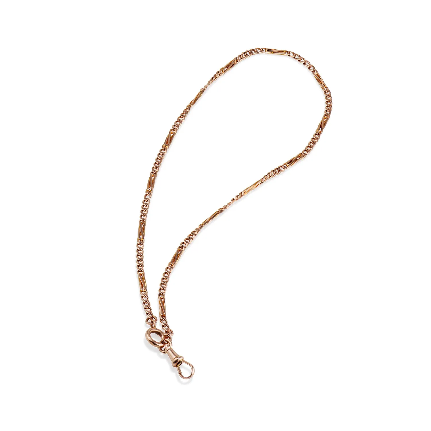 Rose Gold Antique Mixed Link Chain