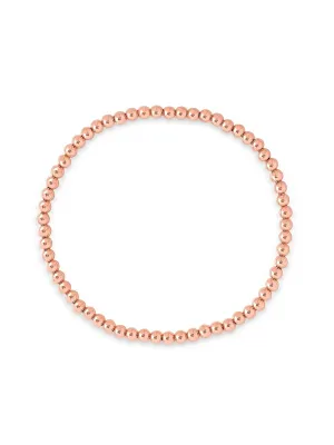 Rose Gold Everyday Stretch Bracelet - 3mm