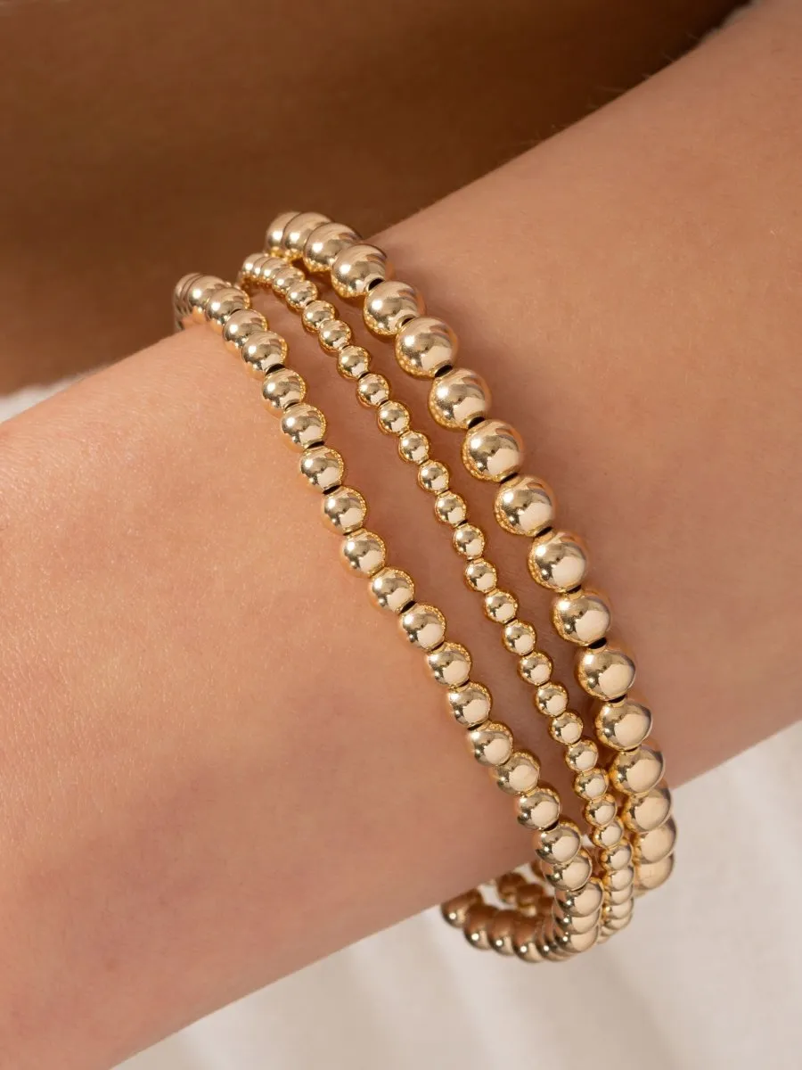 Rose Gold Everyday Stretch Bracelet - 3mm