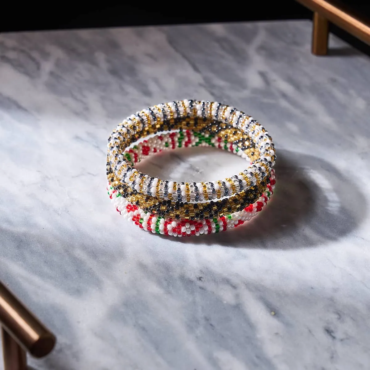 Royalty | Himalayan Glass Bead Bracelet