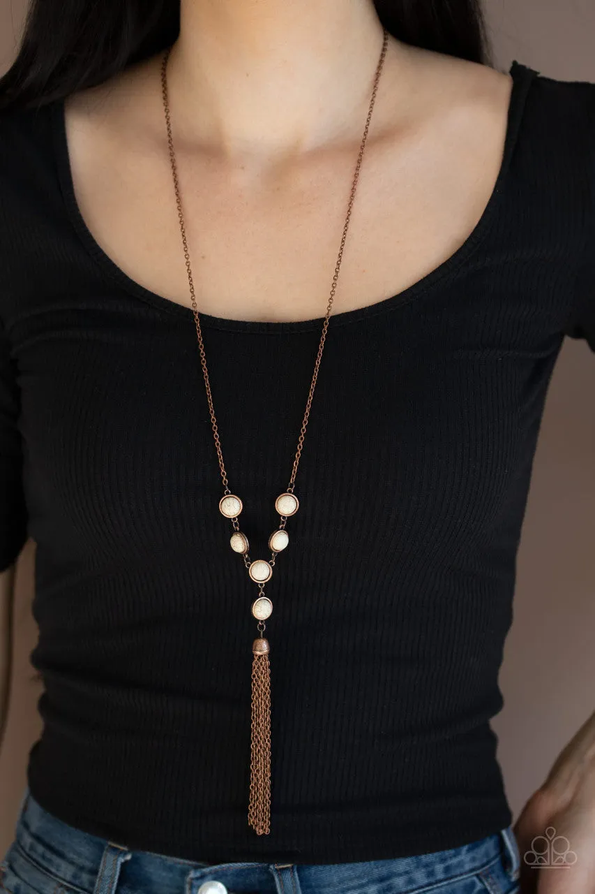 Rural Heiress Copper Paparazzi Necklace