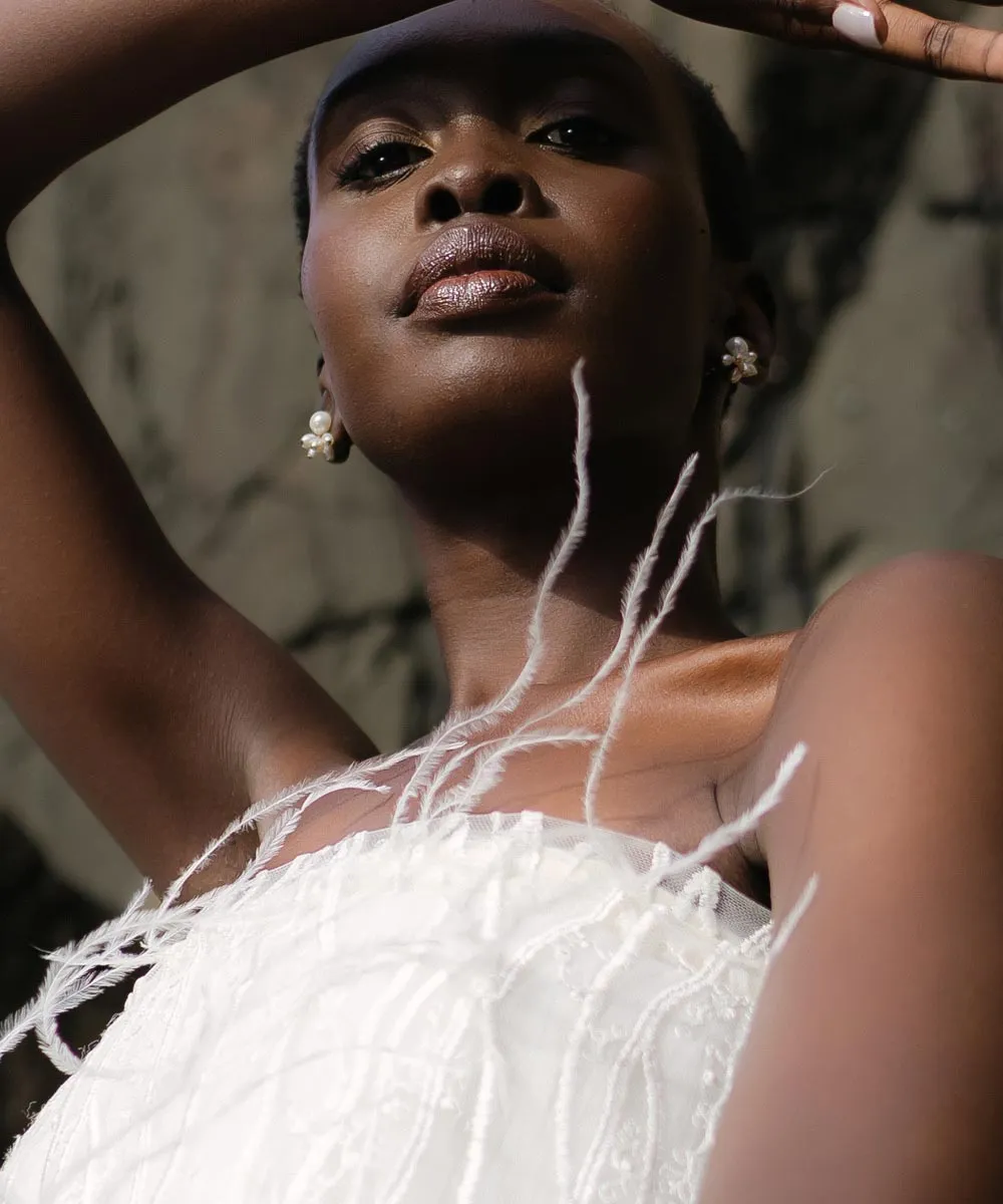 Sabine Pearl Earrings — Pearl Collar