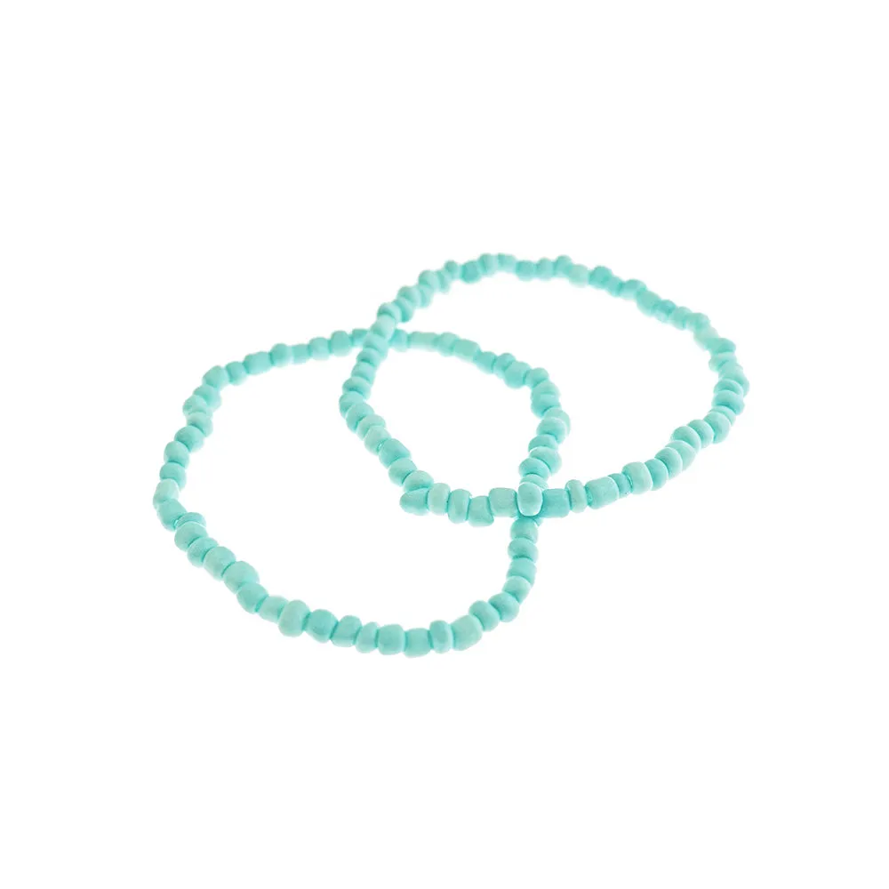 Seed Glass Bead Bracelet - 65mm - Choose from 20  Colors! - 1 Bracelet