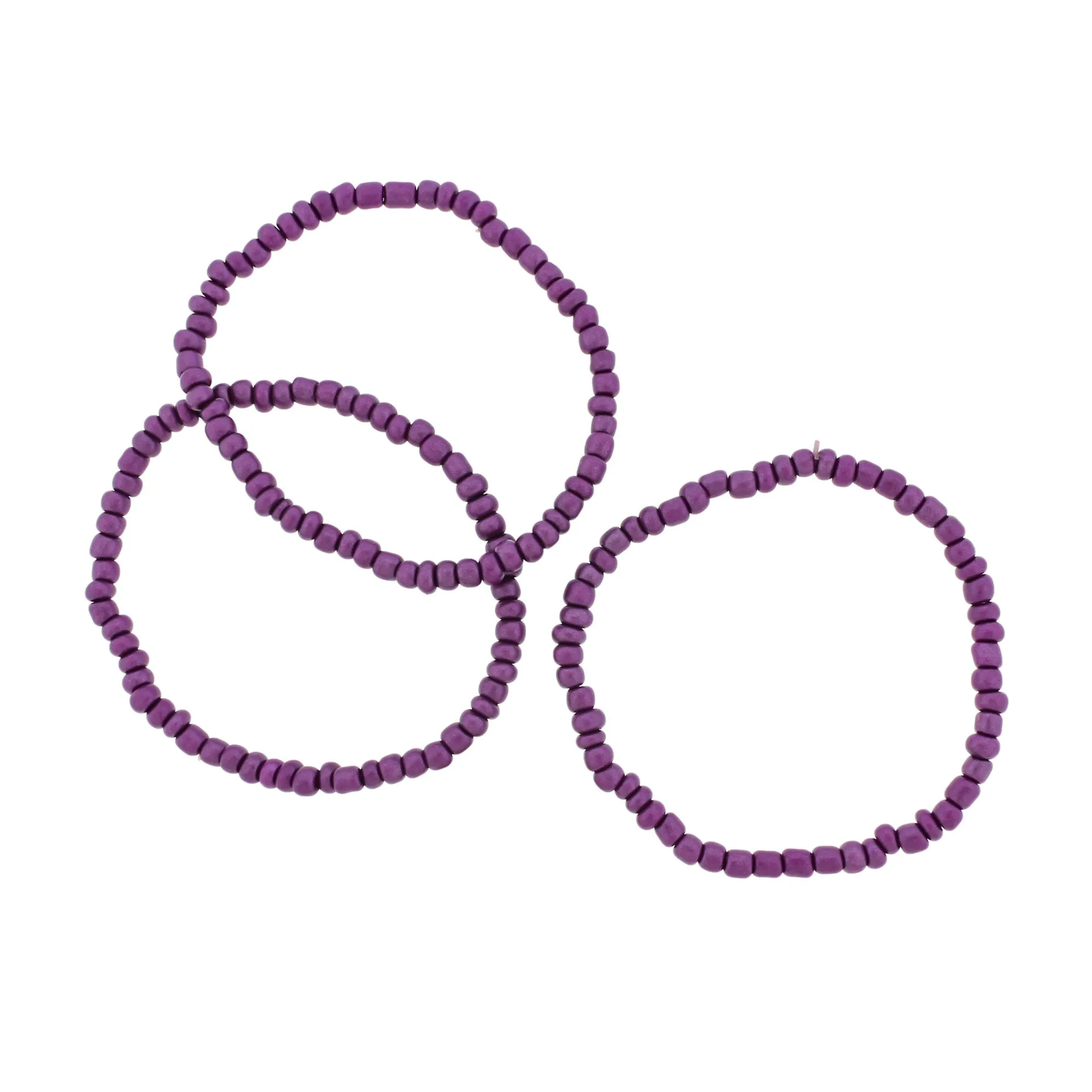 Seed Glass Bead Bracelet - 65mm - Choose from 20  Colors! - 1 Bracelet