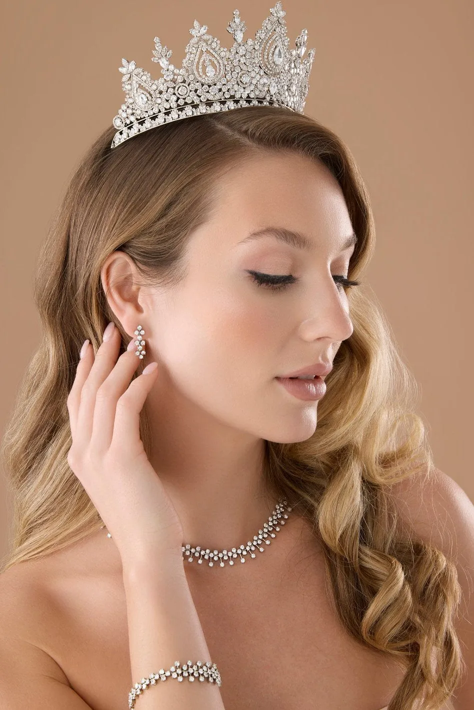 SELENA Simulated Diamond Jewelry Set