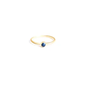 September Sapphire Mano Birthstone Ring