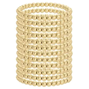 Set/12 6mm Beaded Bracelets