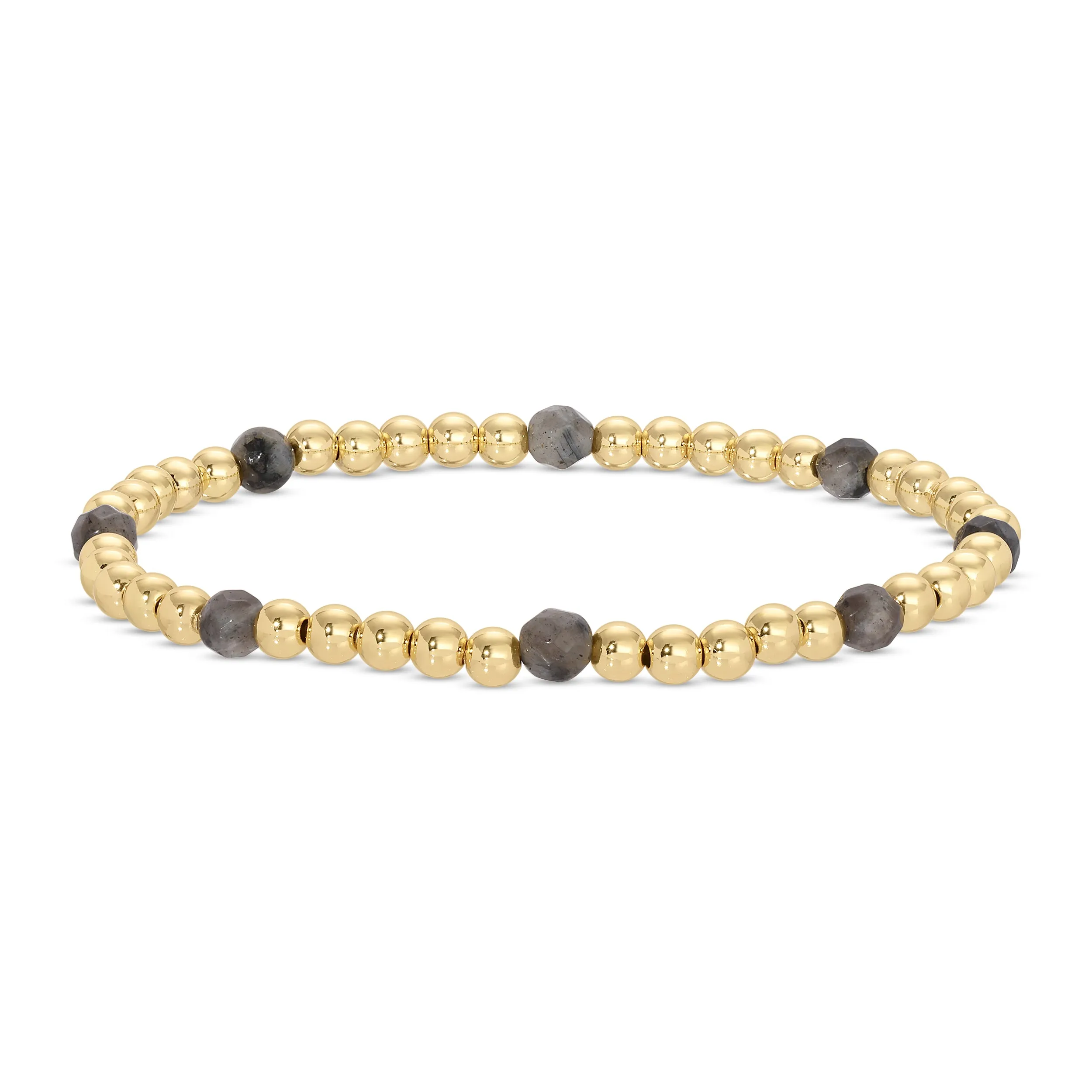 Set/12 Stretch Beaded Bracelets with stone accents