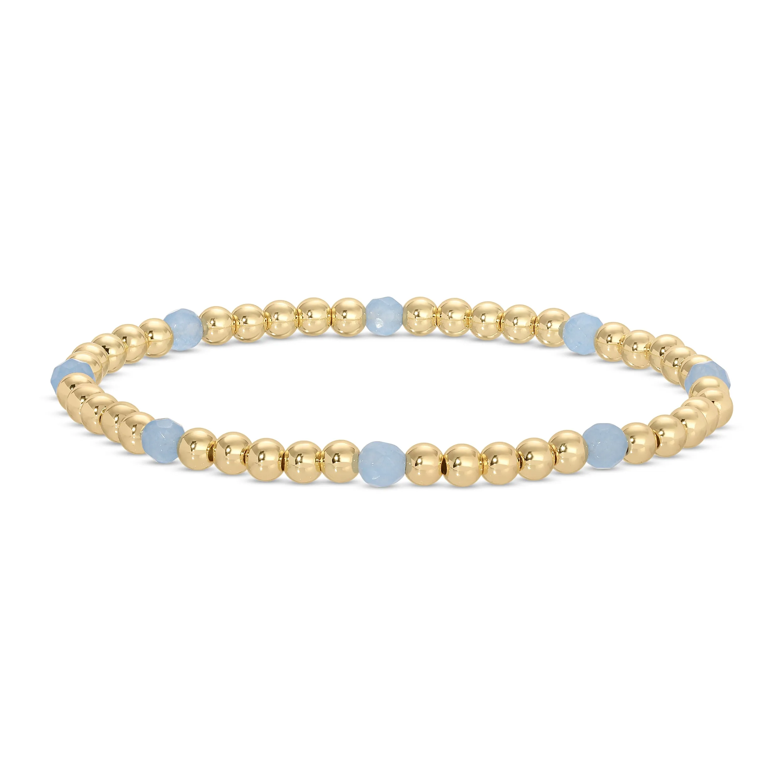 Set/12 Stretch Beaded Bracelets with stone accents