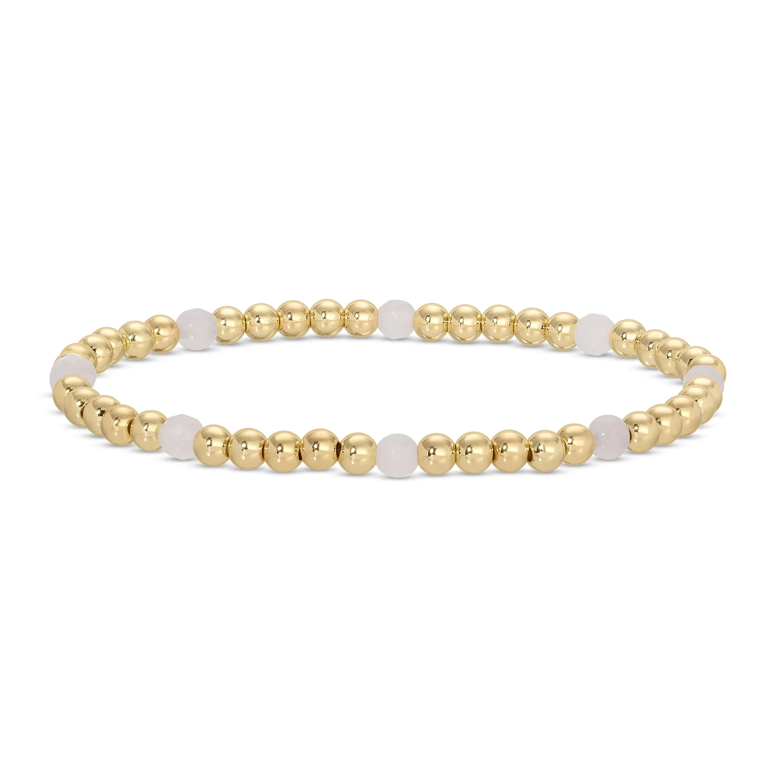 Set/12 Stretch Beaded Bracelets with stone accents