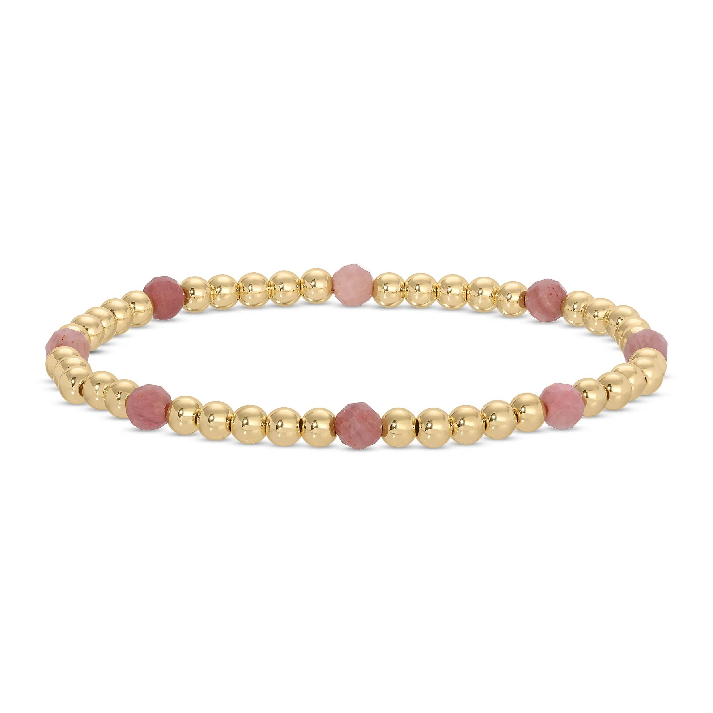 Set/12 Stretch Beaded Bracelets with stone accents