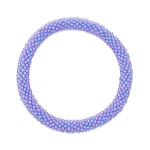 Shimmering Wisteria | Himalayan Glass Bead Bracelet