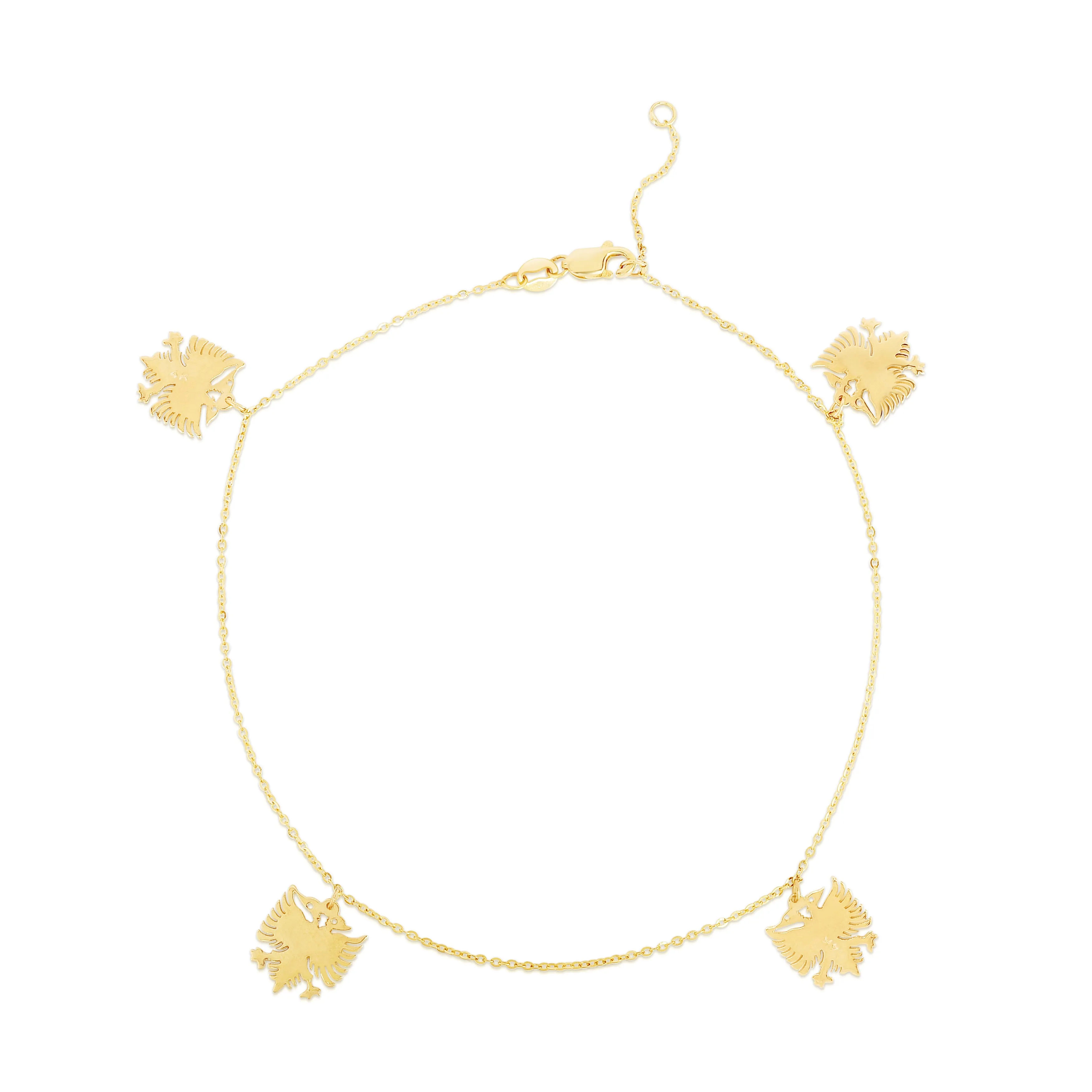 SHQIPONJA - The Two Headed Eagle Anklet
