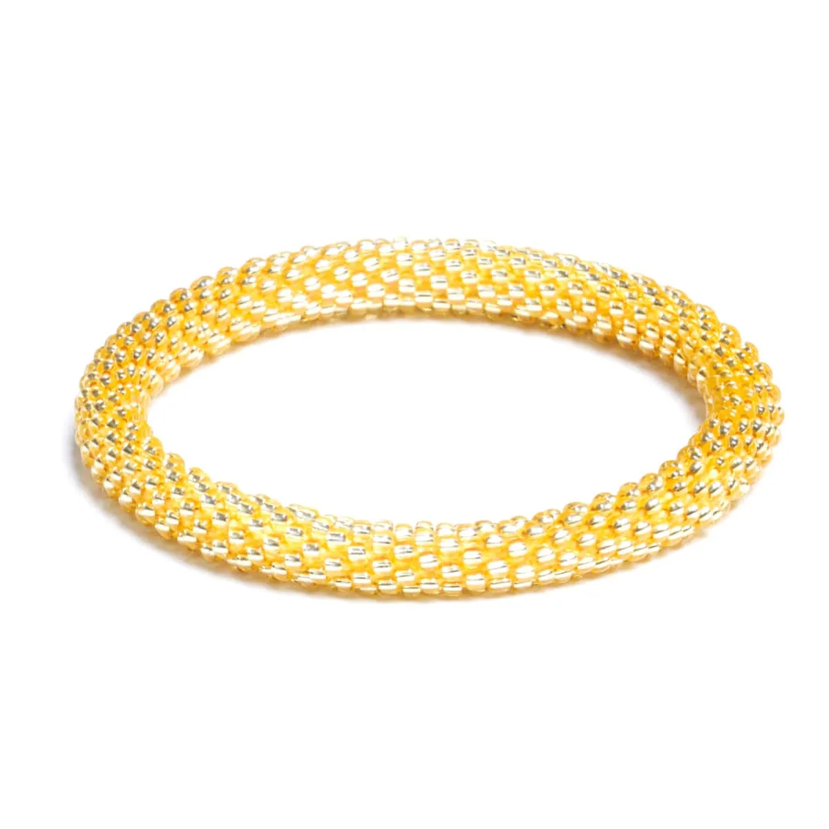 Sicilian Sun | Himalayan Glass Bead Bracelet