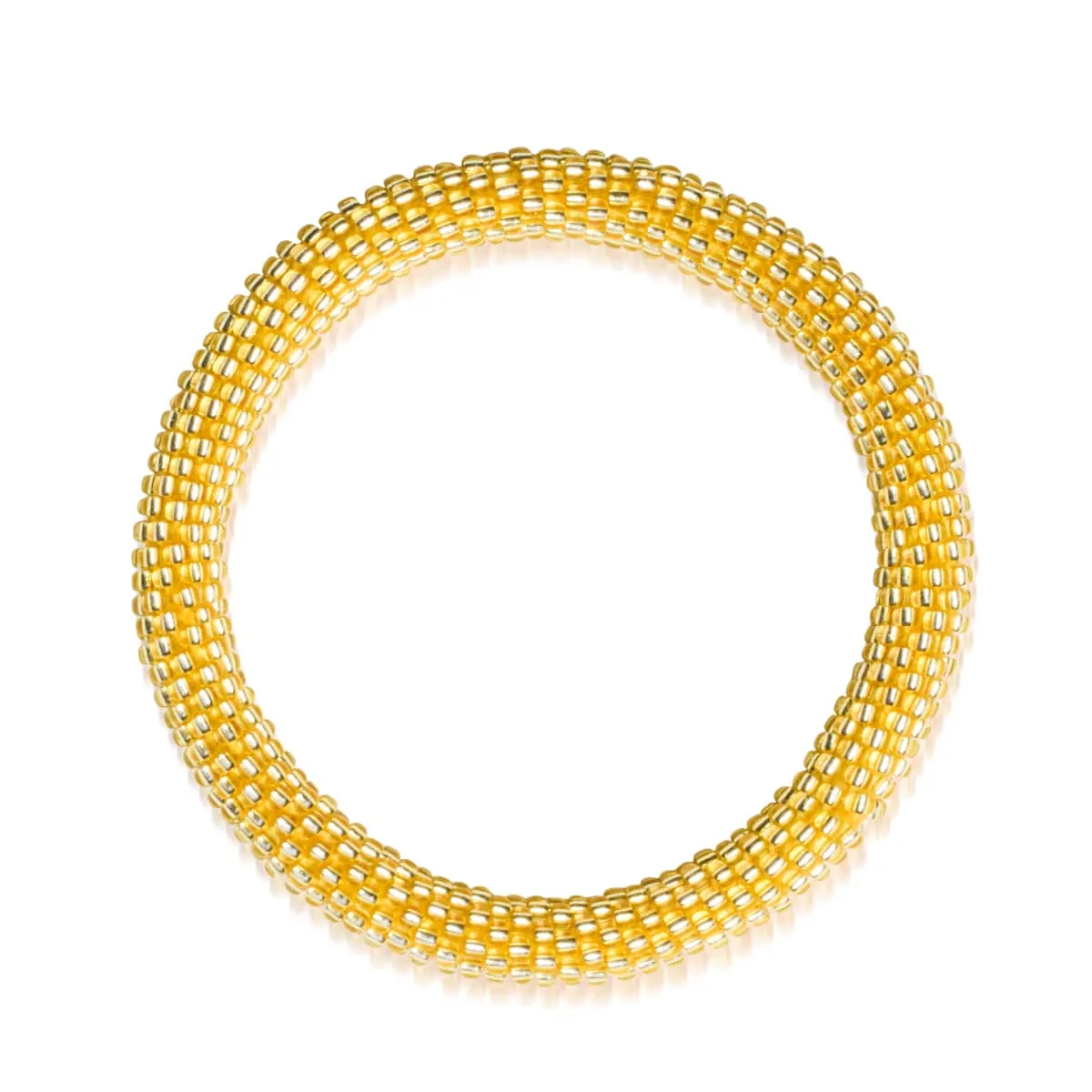 Sicilian Sun | Himalayan Glass Bead Bracelet
