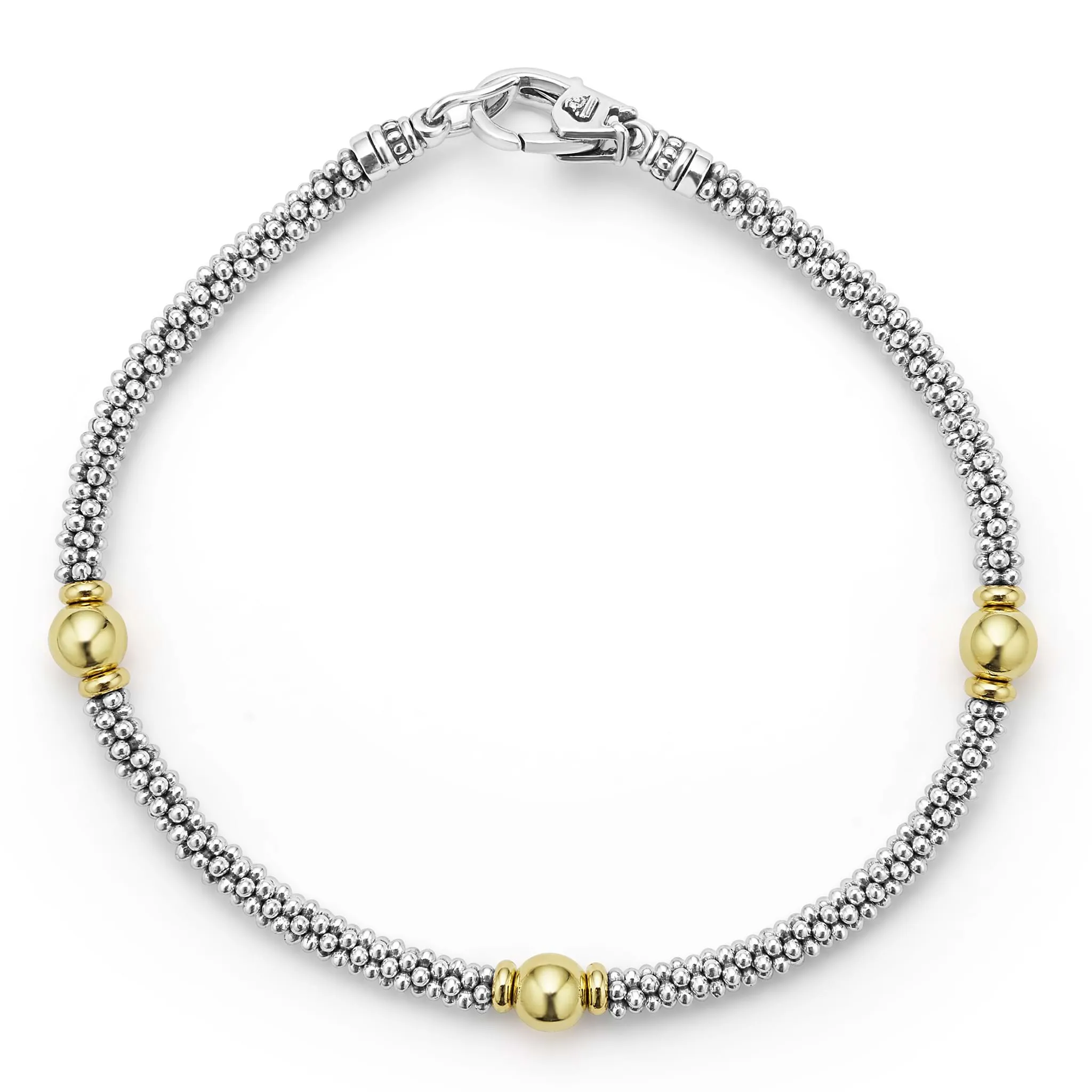 Signature Caviar 18K Gold and Sterling Silver Caviar Beaded Gift Set