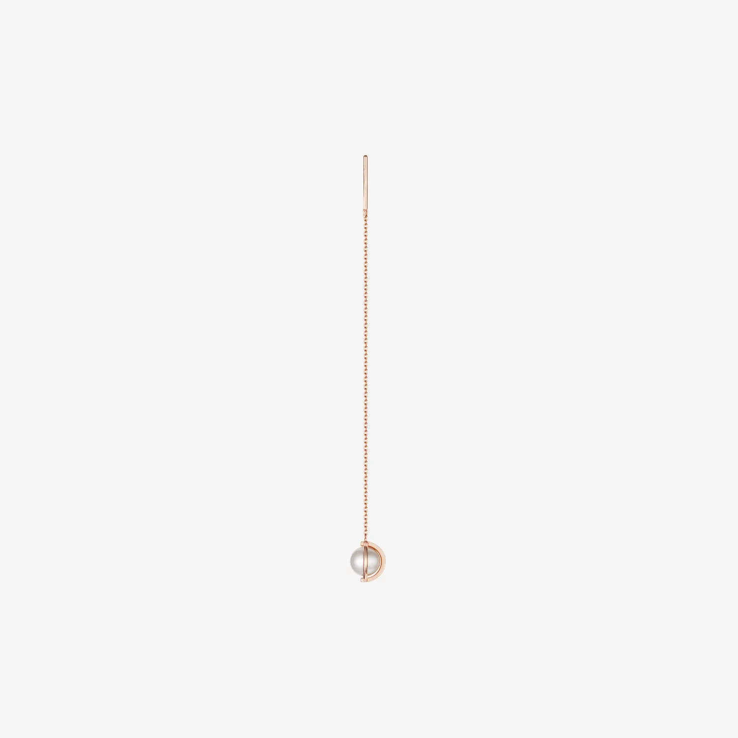 Signature. D Gold Pearl One-sided Earring JDRERTF576W