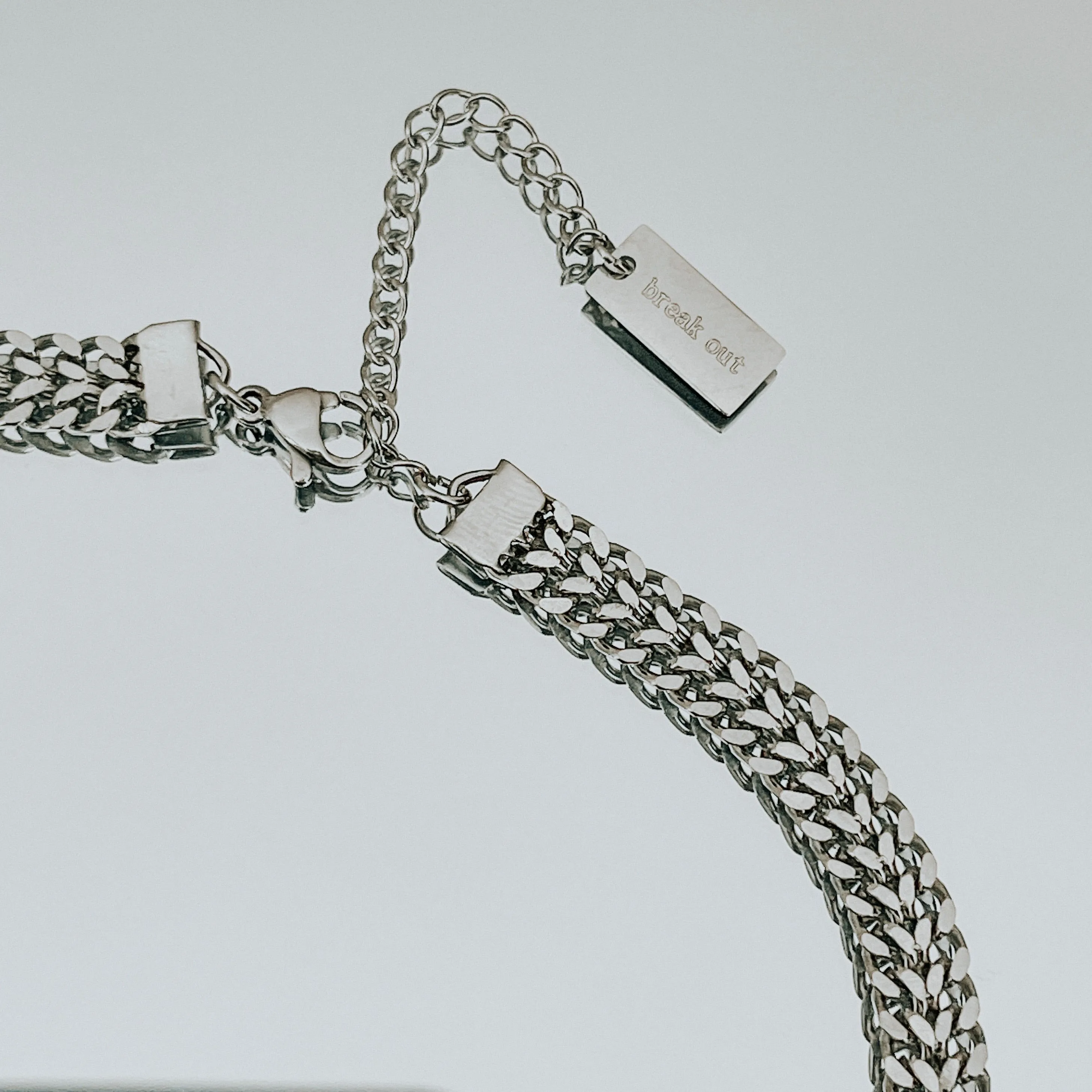 Silver and Gold Collar Choker Necklaces