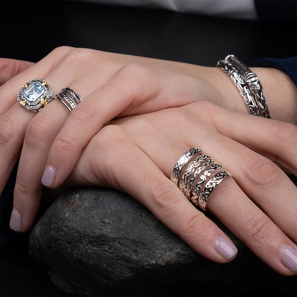Silver Celtic Love Knot Ring