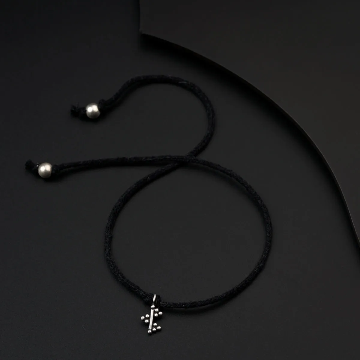 Silver Line Kudi Anklet