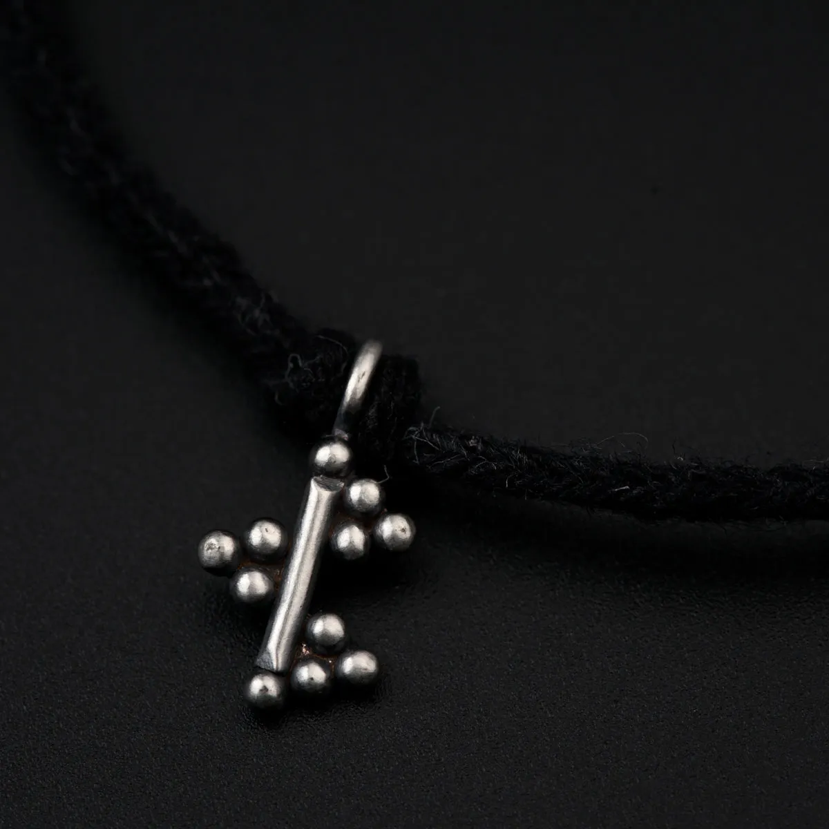 Silver Line Kudi Anklet