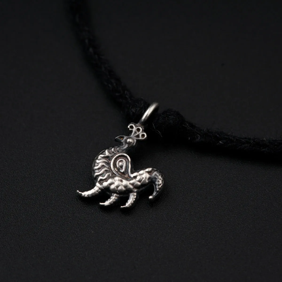 Silver Mayur Anklet