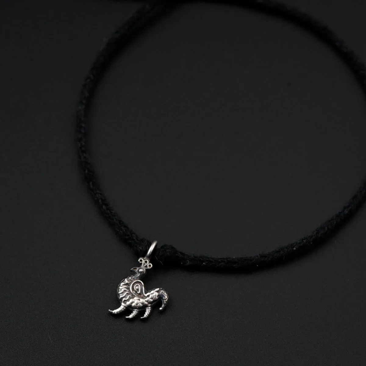 Silver Mayur Anklet