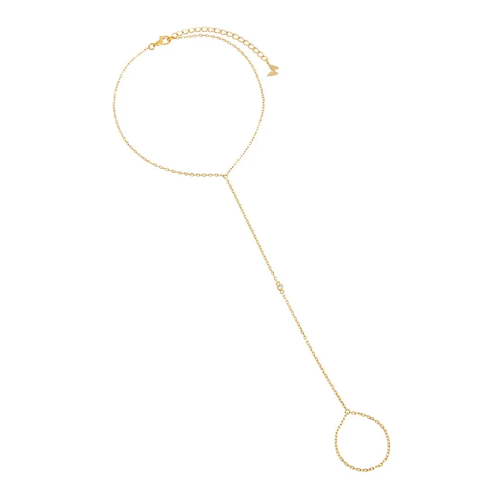 Single Bezel Foot Chain