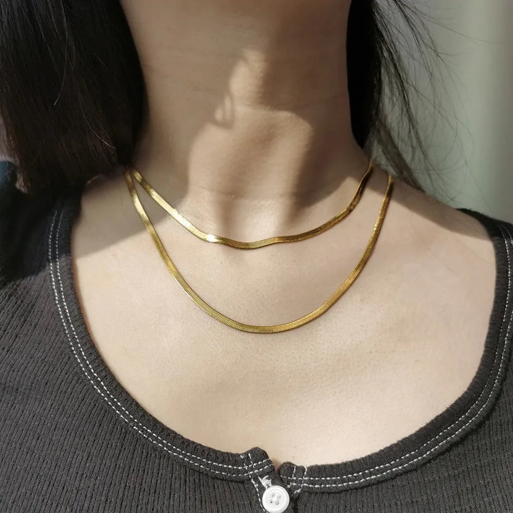 Snake Chain Necklace / Choker (3 NEW SIZES!)