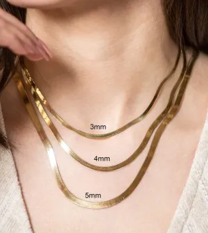 Snake Chain Necklace / Choker (3 NEW SIZES!)