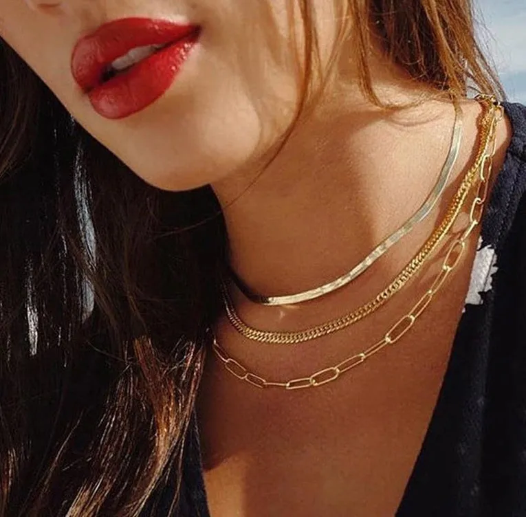 Snake Chain Necklace / Choker (3 NEW SIZES!)