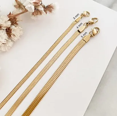 Snake Chain Necklace / Choker (3 NEW SIZES!)
