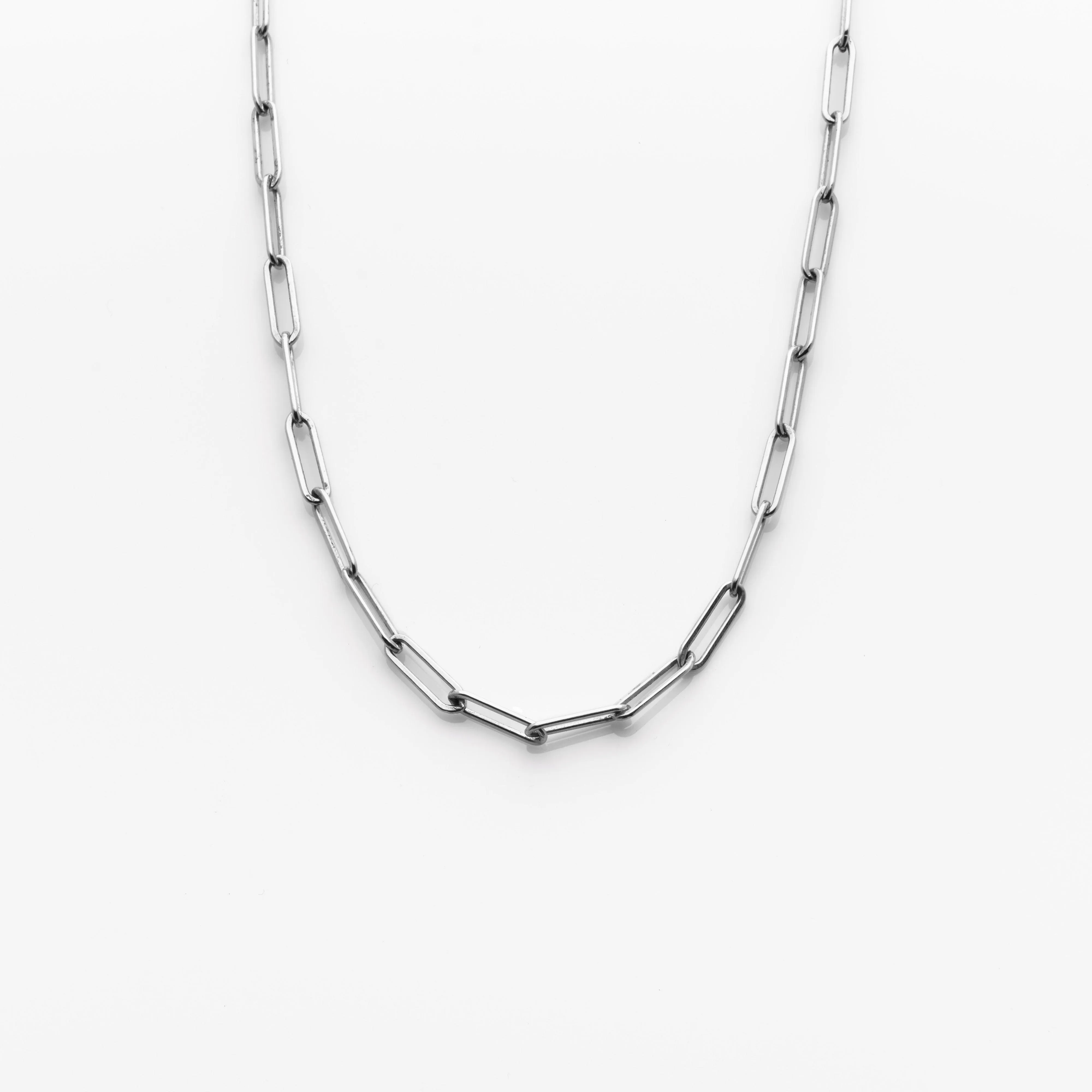 Solid Gold Flat Draw Chain