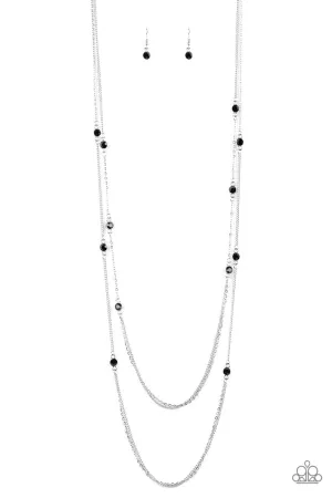 Sparkle of the Day Black Paparazzi Necklace