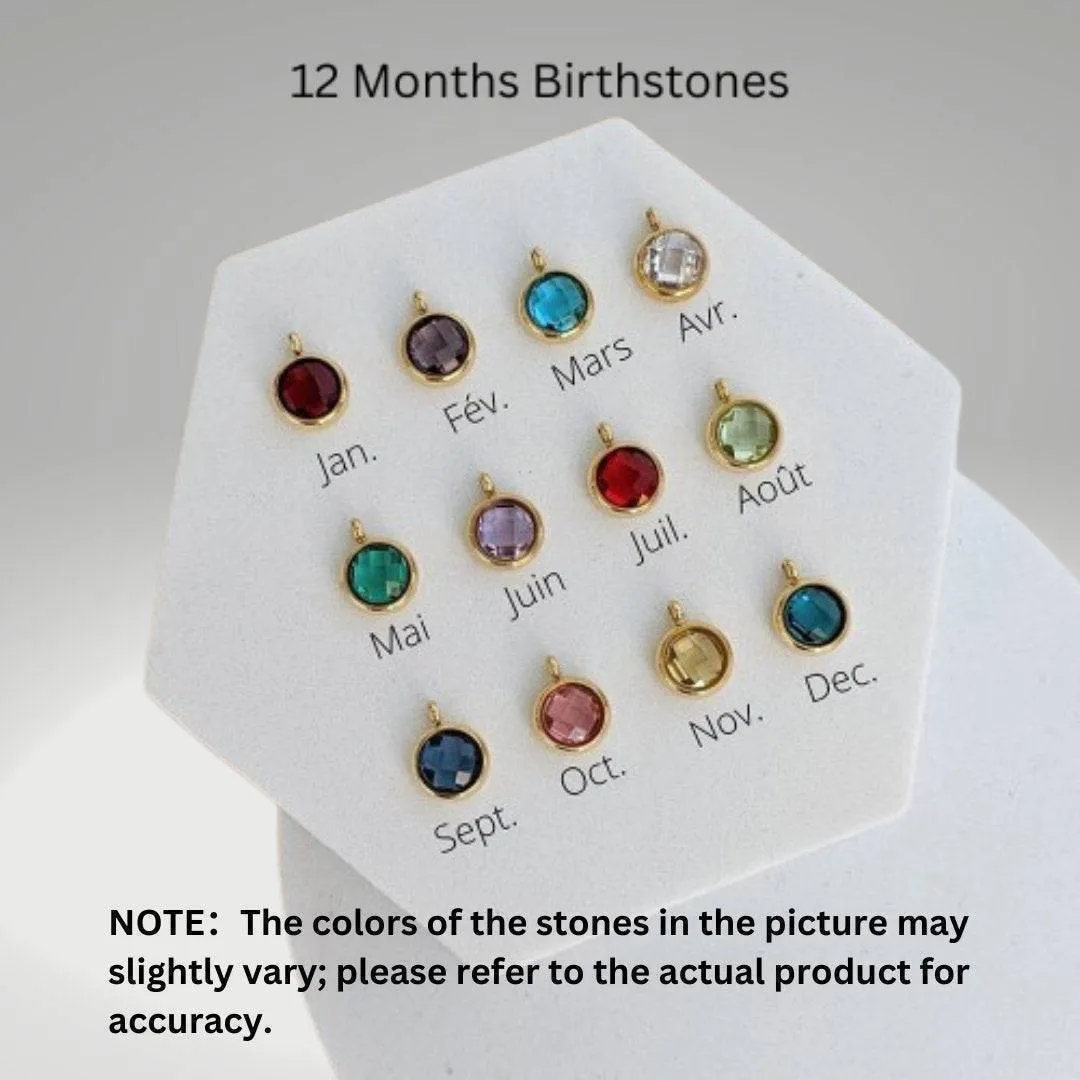 Spiral Dainty Birthstone Ring