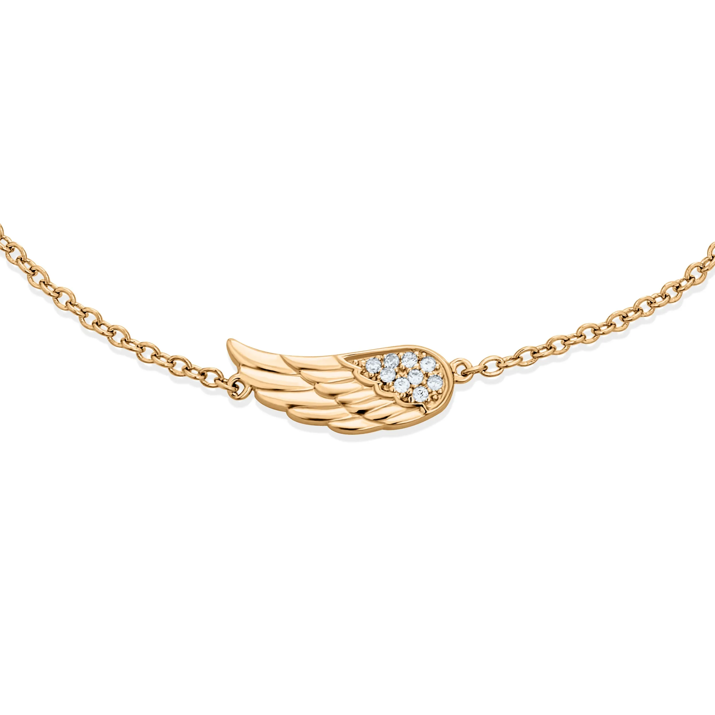 Spiritual Guardian Angel Wing Evil Eye Anklet Ankle Bracelet Gold Plated Silver