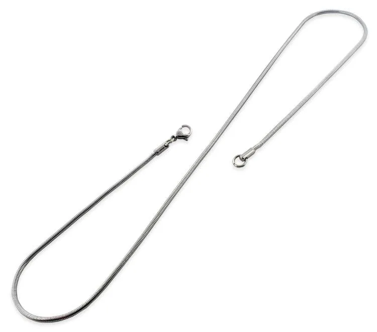 Stainless Steel 18" Snake Chain Necklace 2.0 MM