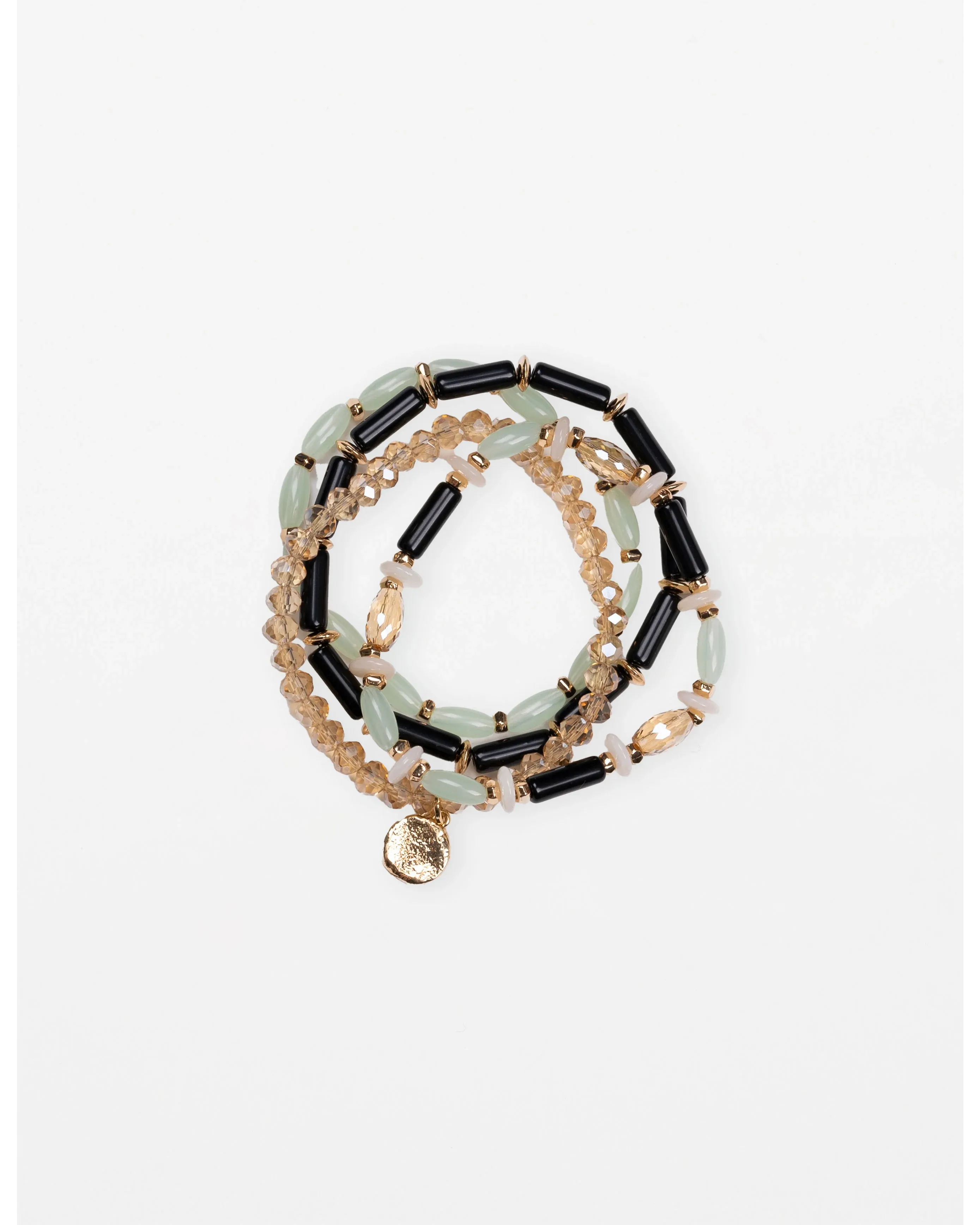 Stella   Gemma - Set of 4 Multi Bead Bracelets