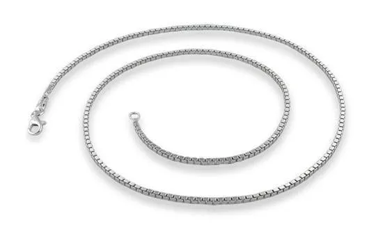 Sterling Silver Box Chain 1.45mm