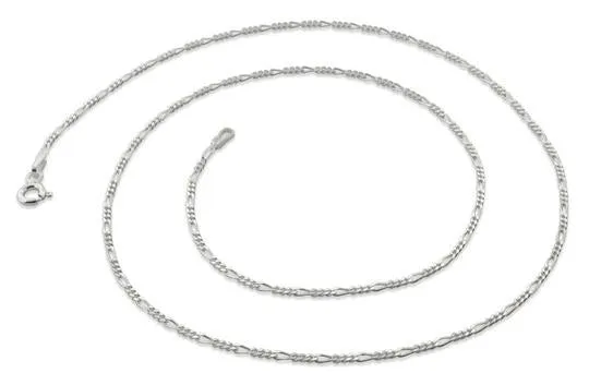 Sterling Silver Figaro Chain 1.7mm