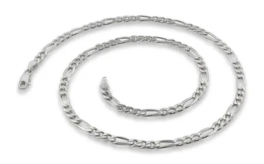 Sterling Silver Figaro Chain 3.5mm