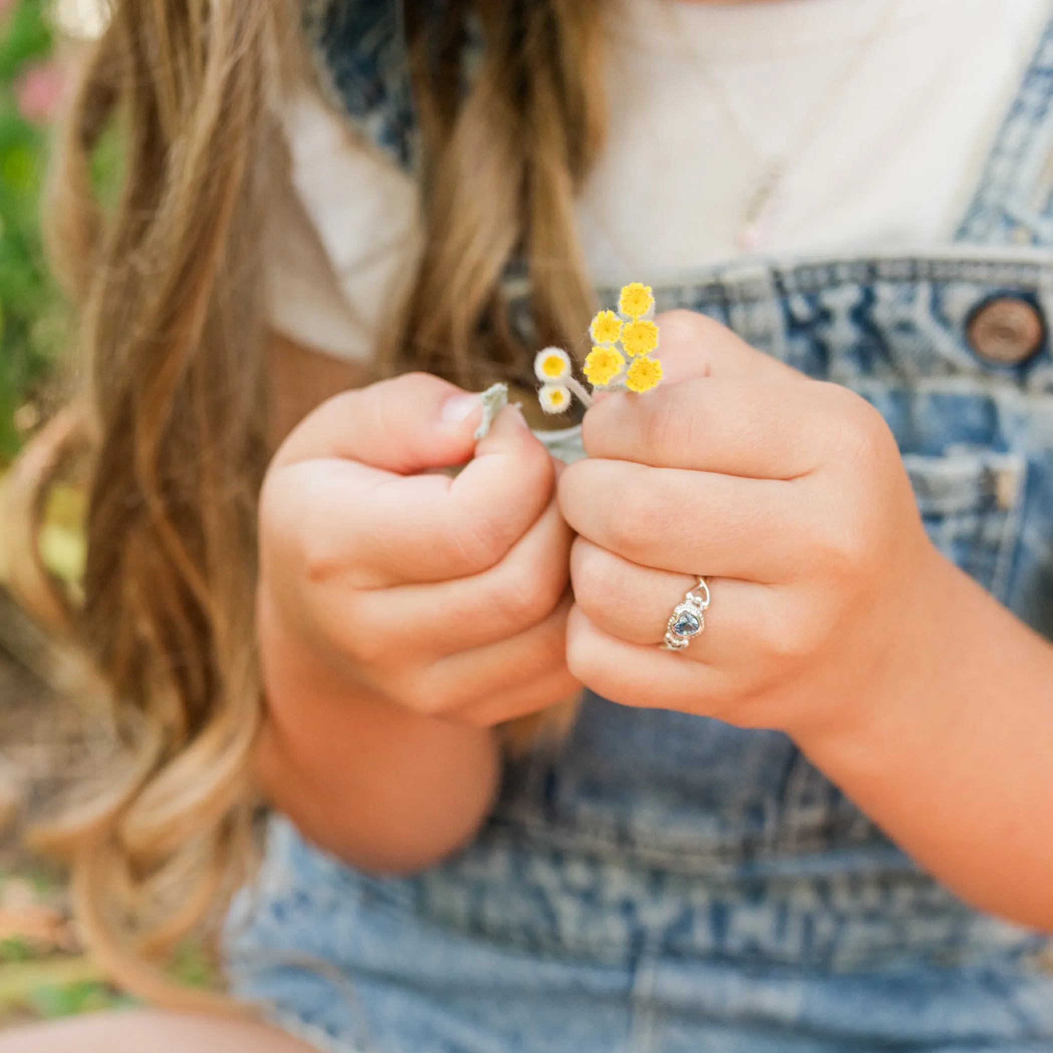 Sterling Silver Heart Birthstone Baby Ring for Kids