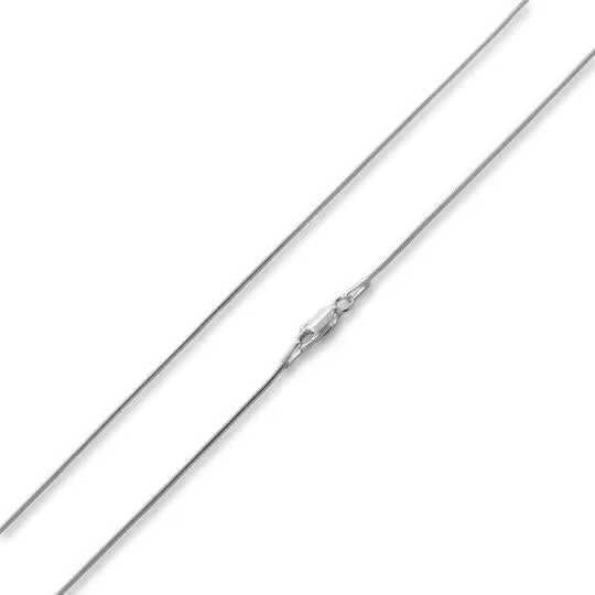Sterling Silver Italian Snake Chain 0.9 MM