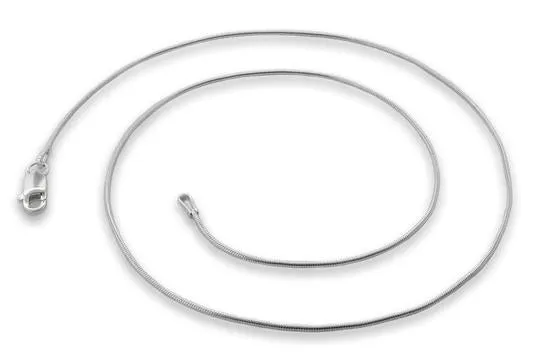 Sterling Silver Italian Snake Chain 1.1 MM