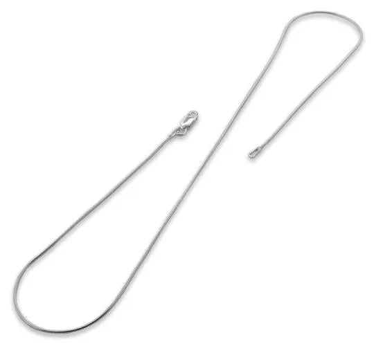 Sterling Silver Italian Snake Chain 1.1 MM