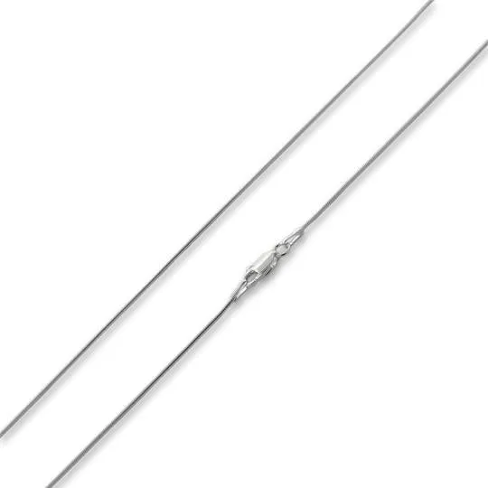 Sterling Silver Italian Snake Chain 1.1 MM