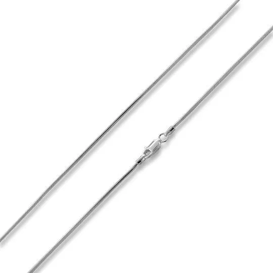 Sterling Silver Italian Snake Chain 1.5 MM