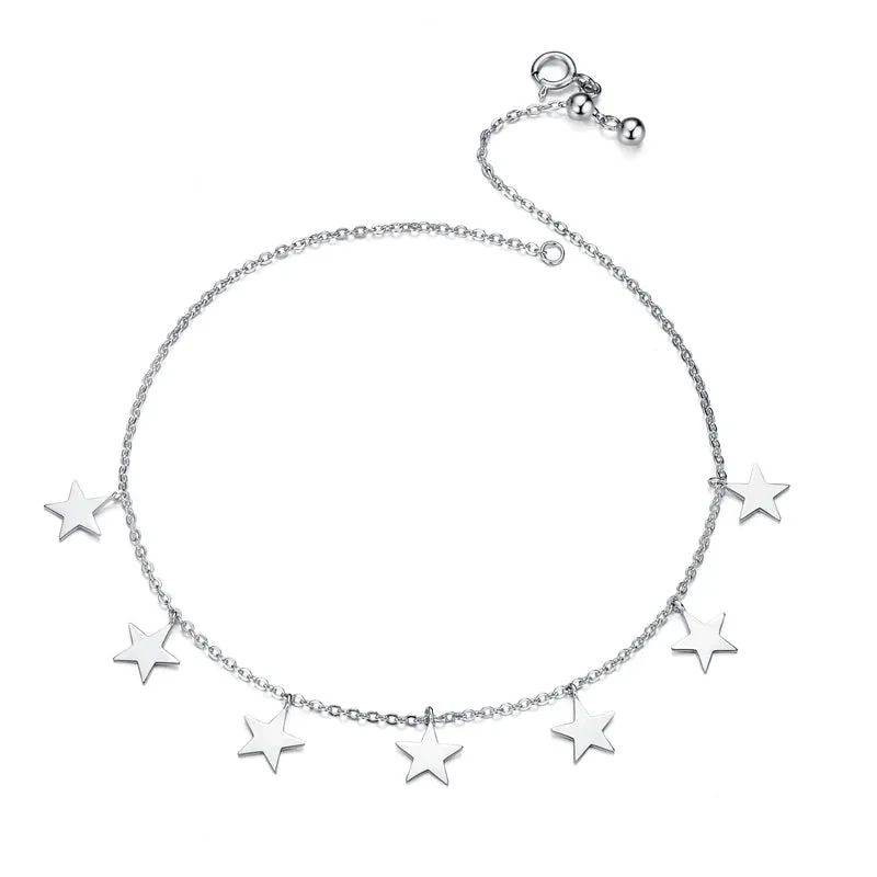 Stylemein - Silver Anklets For Women | Silver Anklet Chain